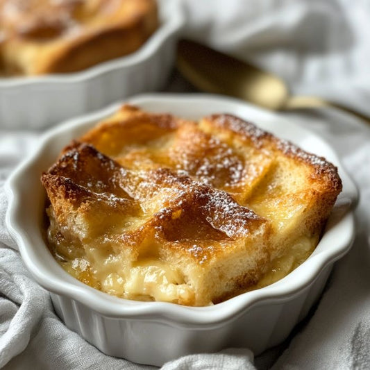 White Chocolate Bread Pudding