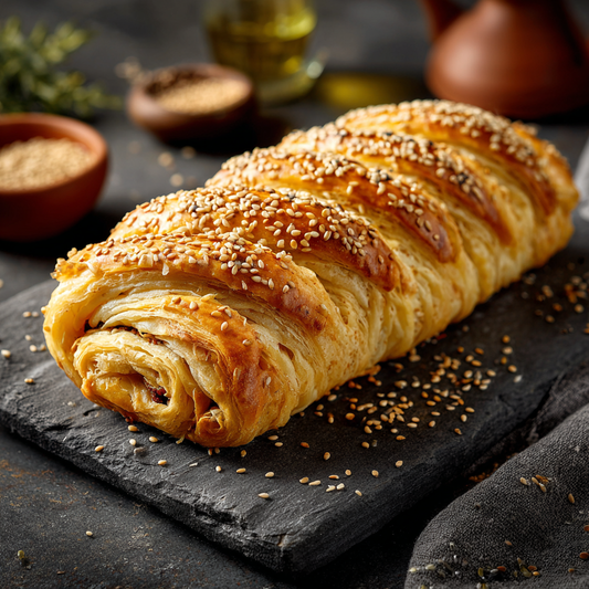 Phyllo de Zaatar y Quesos