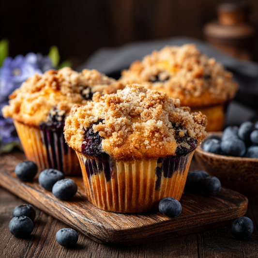 Blueberry Muffins - 6 unidades