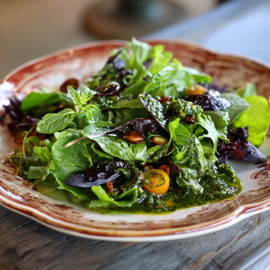 Mixed Greens & Pesto Dressing Salad - 64 oz.